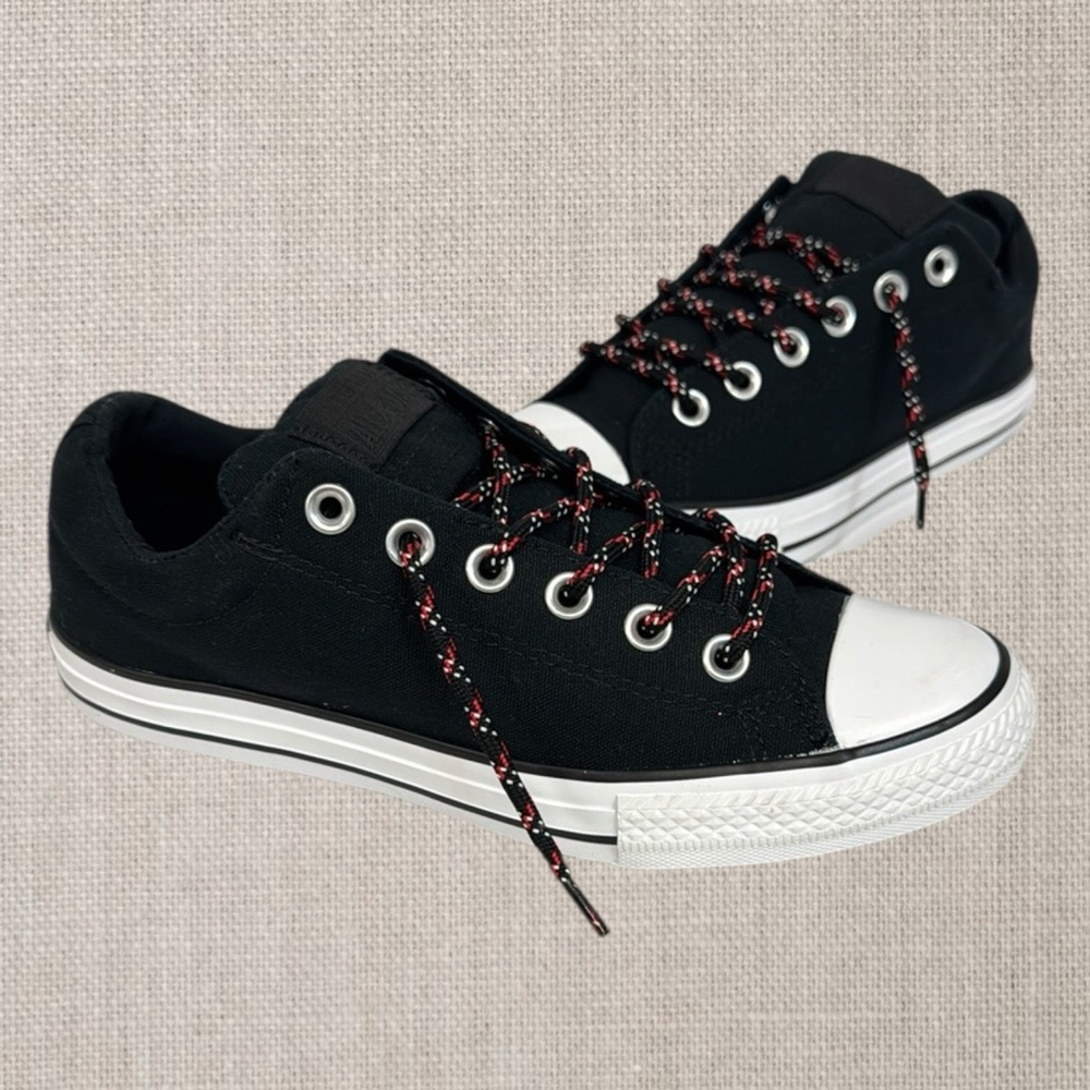 Converse Chuck Taylor All Star Street Slip-On Low Top Black Sneaker Shoes US 5